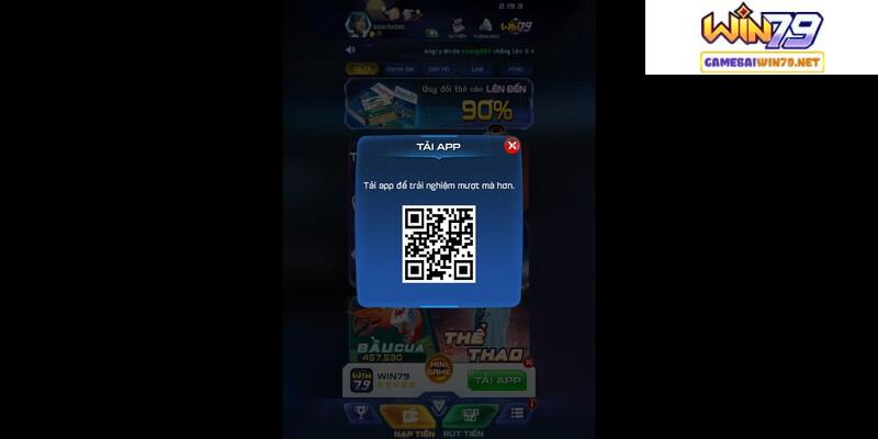 Hướng dẫn cách cài đặt app game bài Win789