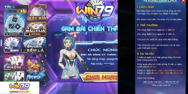 Kho game đa dạng và hấp dẫn tại game bài Win79