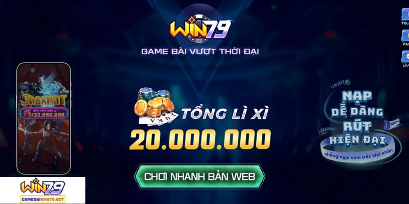 Tổng quan về cổng game bài Win79